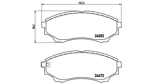 MAGNETI MARELLI stabdžių trinkelių rinkinys, diskinis stabdys 363700424086